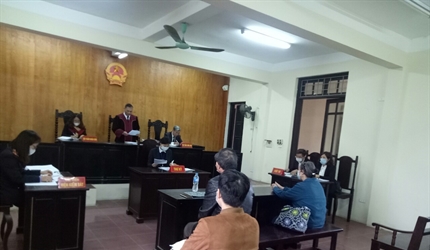 Liên ngành Tòa án - Viện KSND huyện Mê Linh tổ chức phiên tòa rút kinh...